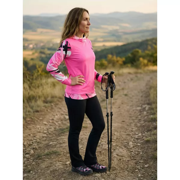  Ženski vrhunski funkcionalni pulover ALTISPORT VOJ/ALW039MI01 FLUO ROZA 