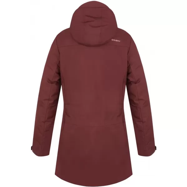  Ženski plašč HUSKY NAVELI L TEMNO BORDO 
