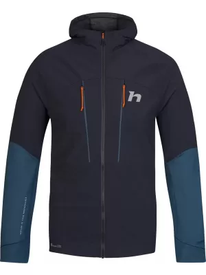 Moška jakna HANNAH TRANE HOODY ANTRACIT/STRATIFICIRANO MORJE