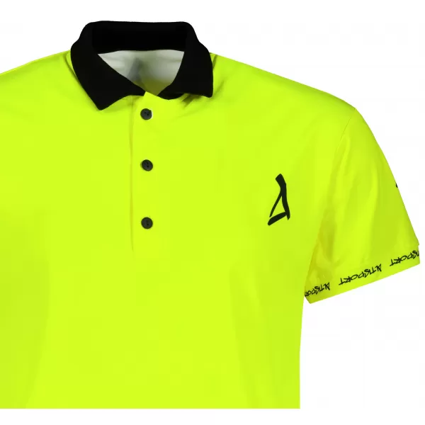  Moška funkcionalna majica z vrhunskim ovratnikom ALTISPORT VOJ/ALM000TR05 NEON RUMENA 