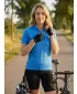 Ženski kolesarski dres ALTISPORT NoPrint NP/ALW115NJ SVETLO MODRA
