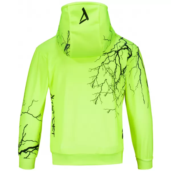  Otroški premium funkcionalni pulover ALTISPORT VOJ/ALK004MI01 NEON RUMENA 