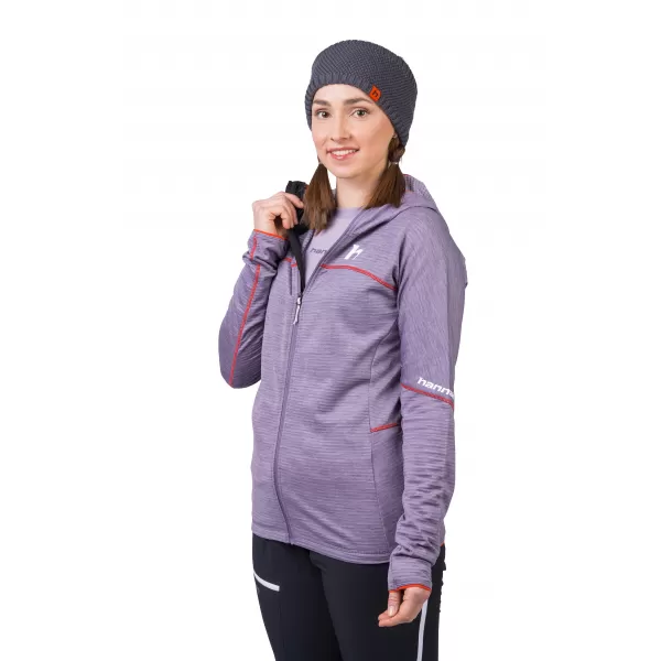  Ženski pulover HANNAH MEDA HOODY SIVKASTO SIVA MEL 