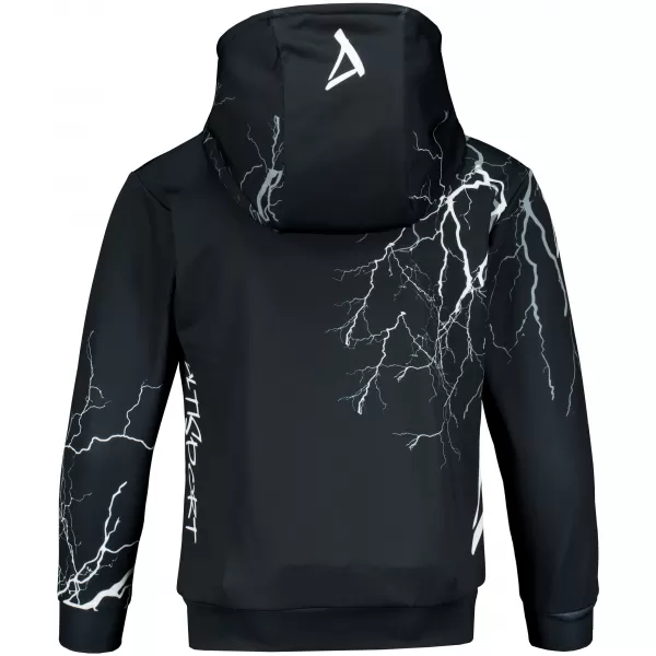 Otroški premium funkcionalni pulover ALTISPORT VOJ/ALK004MI01 ČRNO-BELO 