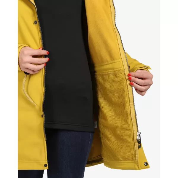  Ženski softshell plašč KILPI LASIKA-W WL0136KI ZLATI 