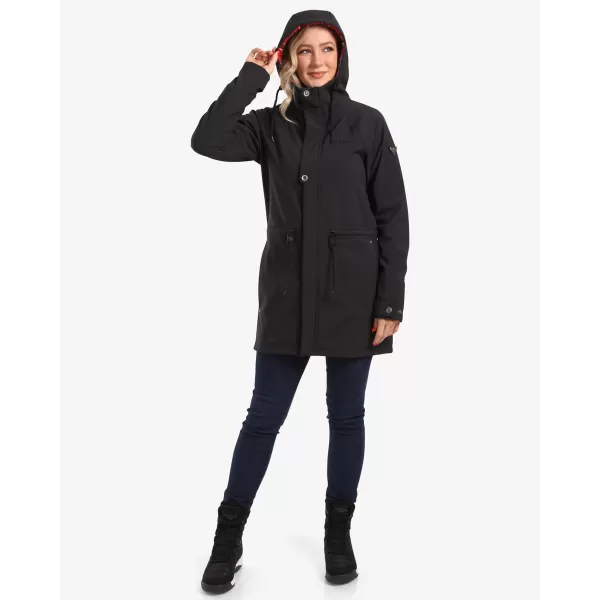  Ženski softshell plašč KILPI LASIKA-W WL0136KI ČRNA 