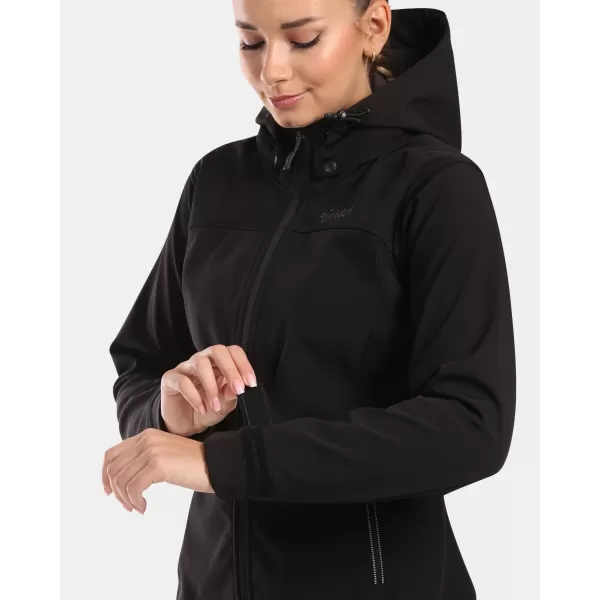  Ženska softshell jakna KILPI RAVIA-W WL0129KI ČRNA 