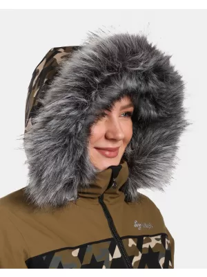 Ženska smučarska jakna KILPI CLAIR-W WL0107KI KAKI