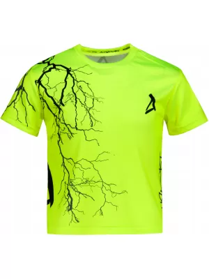 Otroška premium funkcionalna majica ALTISPORT VOJ/ALK004TR01 NEON RUMENA