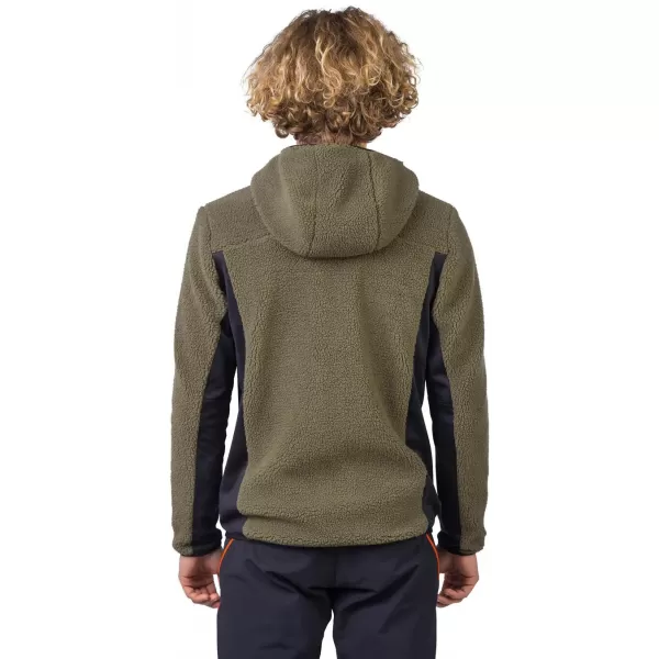  Moški pulover HANNAH KODIAK HOODY BRŠLJAN ZELENA/ANTRACIT 