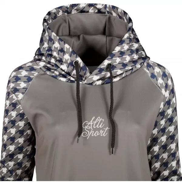  Ženski funkcionalni podaljšani pulover premium ALTISPORT VOJ/ALW048MI03 SIVA 