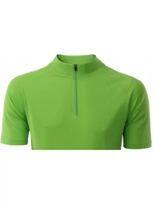 Moški kolesarski dres ALTISPORT NoPrint NP/ALM215NJ ZELENA LIMETA