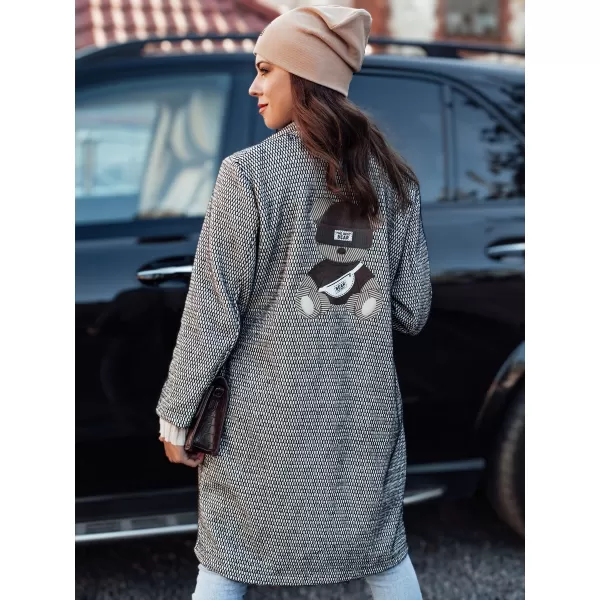  Plašč DSTREET TEDDSTYLE NY0724 ČRN 