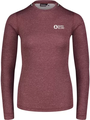 Ženska termo majica NORDBLANC TEMPERATURE NBBLM7981 BORDO