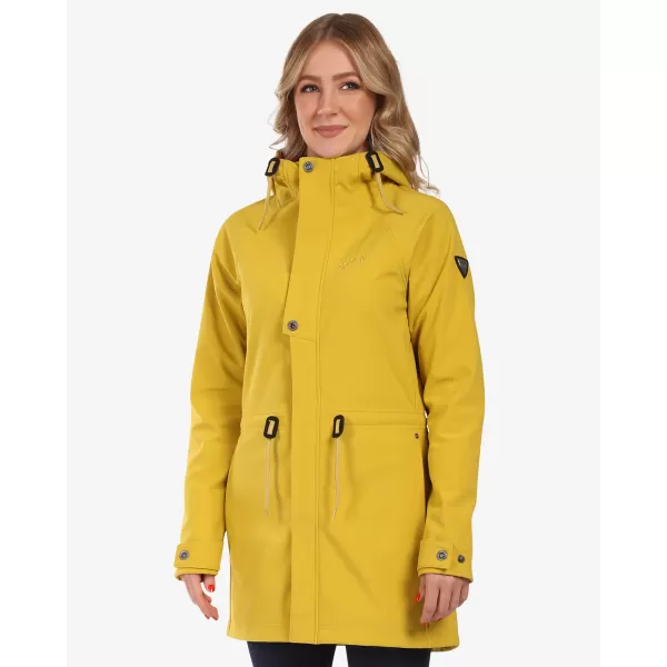  Ženski softshell plašč KILPI LASIKA-W WL0136KI ZLATI 