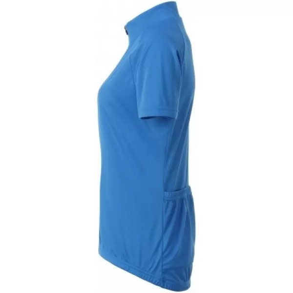  Ženski kolesarski dres ALTISPORT NoPrint NP/ALW115NJ SVETLO MODRA 