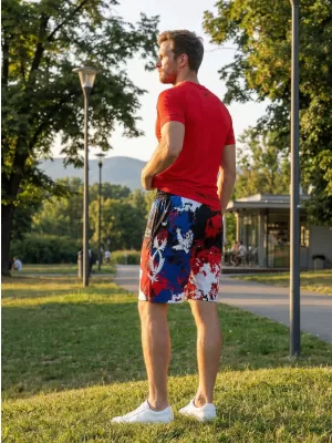 Moške premium funkcionalne kratke hlače brez žepov ALTISPORT VOJ/ALM036KRA02 MADEŽI