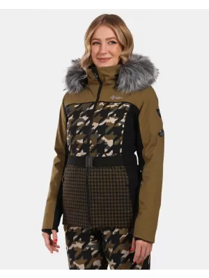 Ženska smučarska jakna KILPI CLAIR-W WL0107KI KAKI
