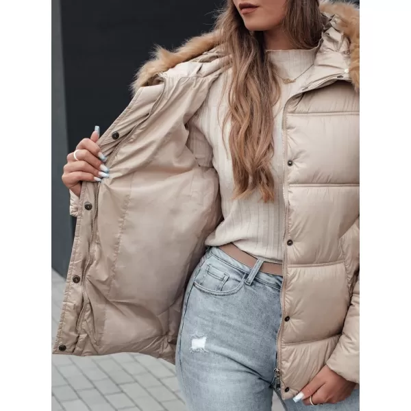  Ženska jakna DSTREET NORDKOLL TY4710 KHAKI 