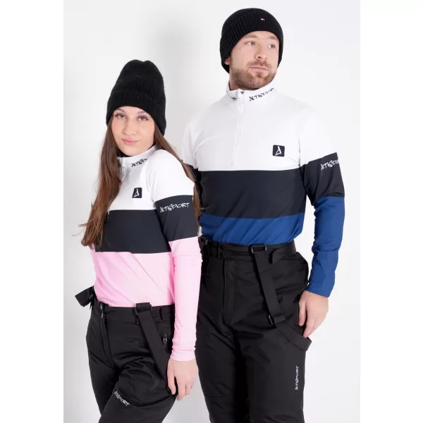  Moški vrhunski funkcionalni termo pulover ALTISPORT VOJ/ALM051TER03 BELO MODRA 
