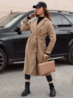 Plašč DSTREET CAMELLYN NY0743 SVETLO SIVA