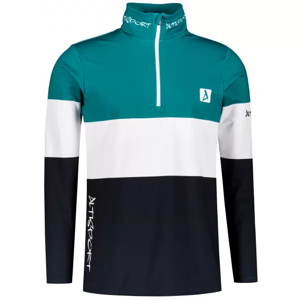  Moški vrhunski funkcionalni termo pulover ALTISPORT VOJ/ALM051TER03 KEROZIN/ČRNA 