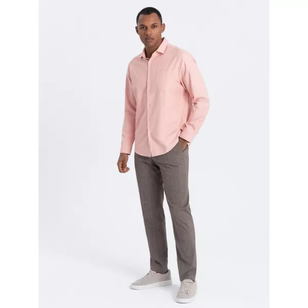  Srajca OMBRE OM-SHCS-0148 ROZA 