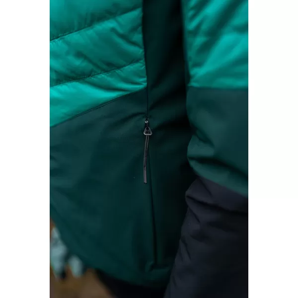 Ženska športna jakna NORDBLANC ICEBERGS NBWJL8112 TEMNO ZELENA 
