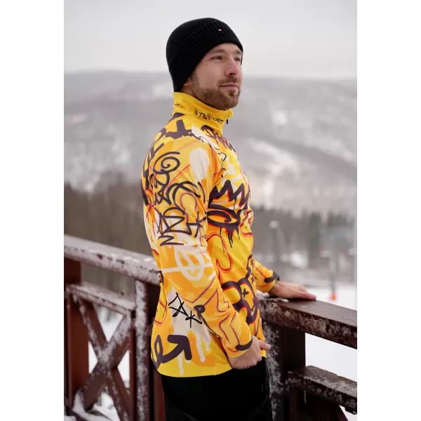  Moški vrhunski funkcionalni termo pulover ALTISPORT VOJ/ALM054TER03 JANTAR 