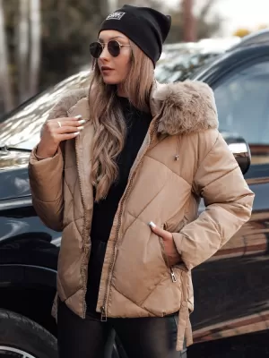 Ženska jakna DSTREET MODIVA TY4725 KHAKI