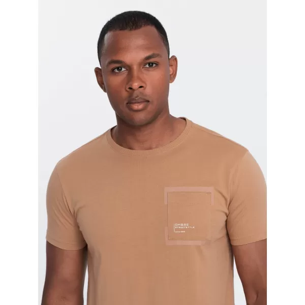  Srajca OMBRE OM-TSPT-0154 SVETLO RJAVA 