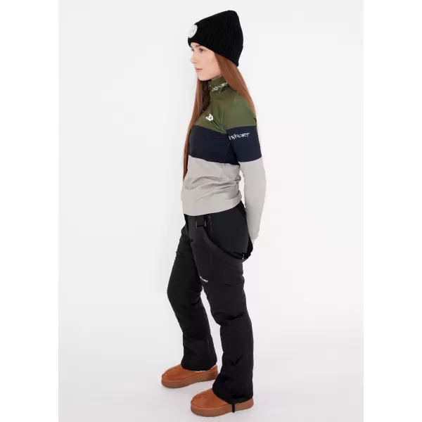  Ženska premium funkcionalna termo jopica ALTISPORT VOJ/ALW051TER03 KAKI 