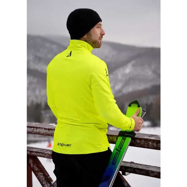  Moški vrhunski funkcionalni termo pulover ALTISPORT VOJ/ALM000TER03 NEON RUMENA 