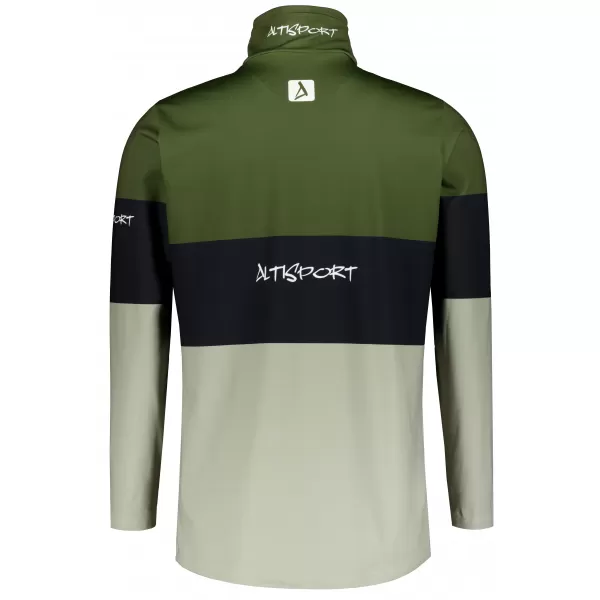  Moški vrhunski funkcionalni termo pulover ALTISPORT VOJ/ALM051TER03 KAKI 