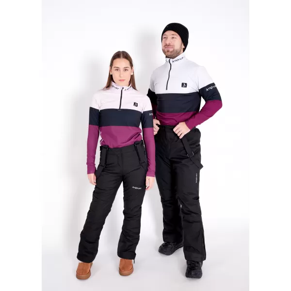  Moški vrhunski funkcionalni termo pulover ALTISPORT VOJ/ALM051TER03 BORDO 