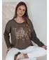 Srajca DSTREET LOVEGLOW RY2698 KARAMELA