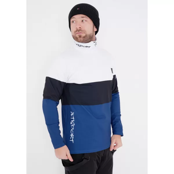  Moški vrhunski funkcionalni termo pulover ALTISPORT VOJ/ALM051TER03 BELO MODRA 