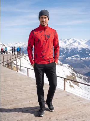 Moški vrhunski funkcionalni termo pulover ALTISPORT VOJ/ALM052TER03 RDEČA