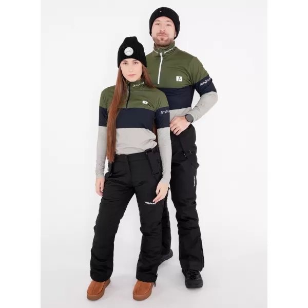  Moški vrhunski funkcionalni termo pulover ALTISPORT VOJ/ALM051TER03 KAKI 