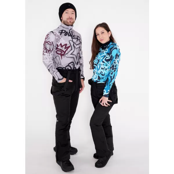  Moški vrhunski funkcionalni termo pulover ALTISPORT VOJ/ALM054TER03 TEMNO SIVA 