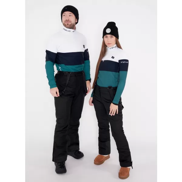  Moški vrhunski funkcionalni termo pulover ALTISPORT VOJ/ALM051TER03 BELO ZELENA 