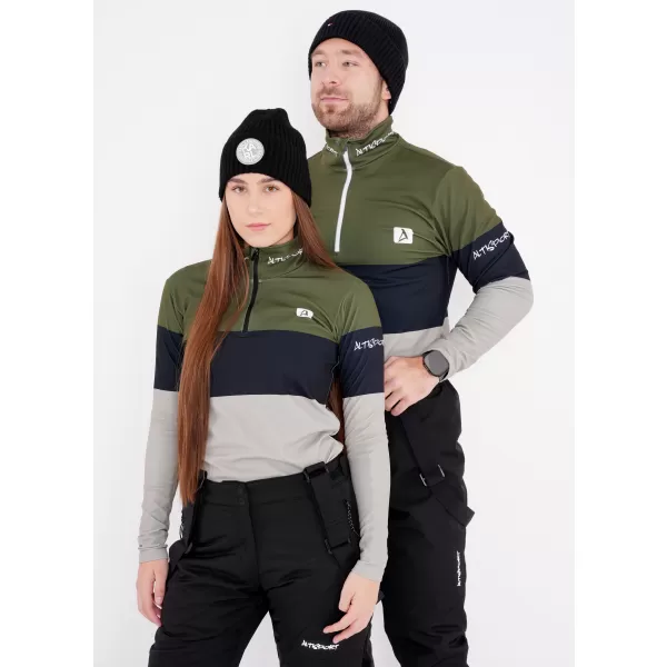  Ženska premium funkcionalna termo jopica ALTISPORT VOJ/ALW051TER03 KAKI 