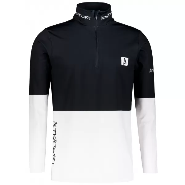  Moški vrhunski funkcionalni termo pulover ALTISPORT VOJ/ALM051TER03 ČRNO-BELO 