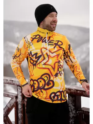 Moški vrhunski funkcionalni termo pulover ALTISPORT VOJ/ALM054TER03 JANTAR