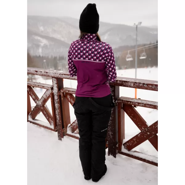  Ženska premium funkcionalna termo jopica ALTISPORT VOJ/ALW048TER03 VIJOLIČNA 