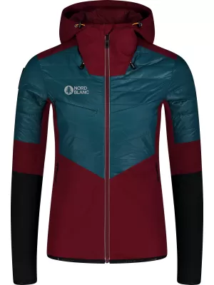 Ženska športna jakna NORDBLANC ICEBERGS NBWJL8112 BORDO