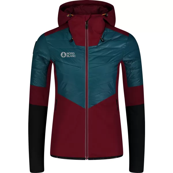  Ženska športna jakna NORDBLANC ICEBERGS NBWJL8112 BORDO 