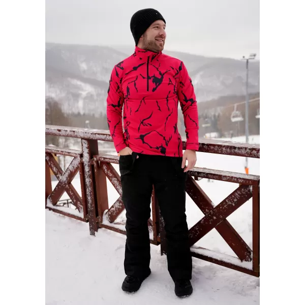  Moški vrhunski funkcionalni termo pulover ALTISPORT VOJ/ALM052TER03 RDEČA 