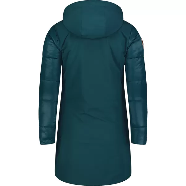  Ženski zimski plašč NORDBLANC WARMHUG NBWJL8073 TEMNO ZELENA 