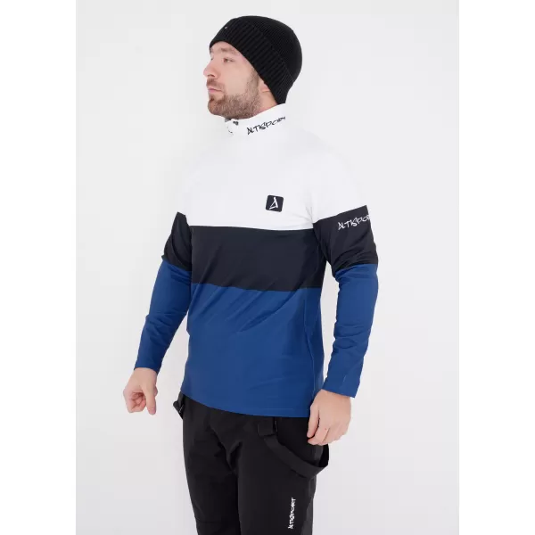  Moški vrhunski funkcionalni termo pulover ALTISPORT VOJ/ALM051TER03 BELO MODRA 